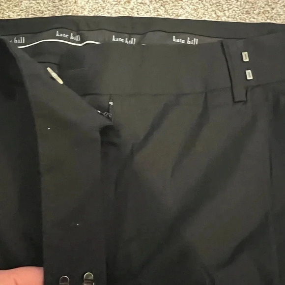 Kate Hill size 12 women’s Dress Black pants with rear pockets - Picture 5 of 5